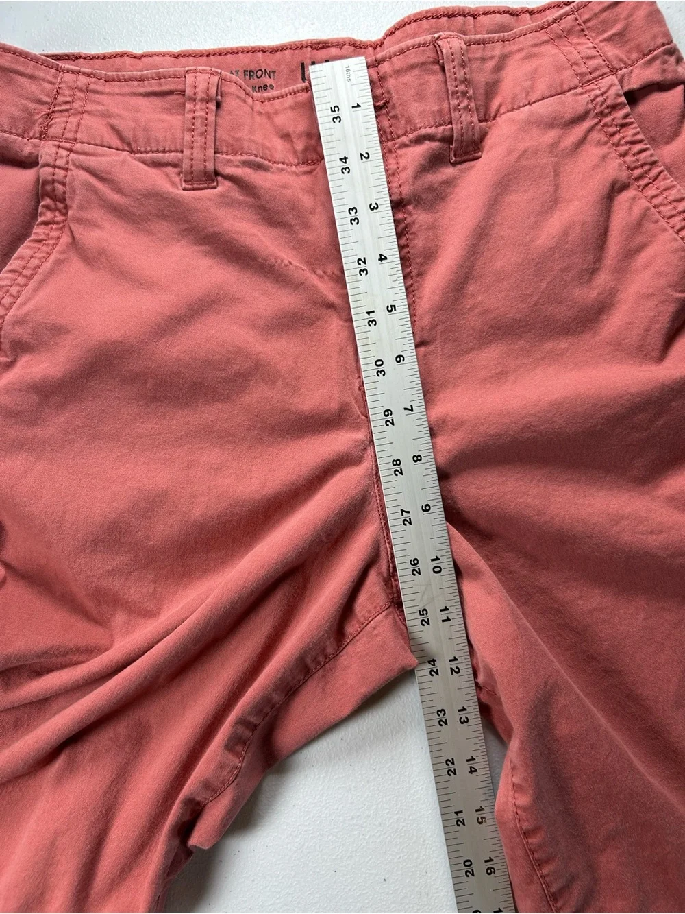Urban Pipeline Super Flex Flat Front Chino Shorts Lot 2pc Men 30 Khaki Coral